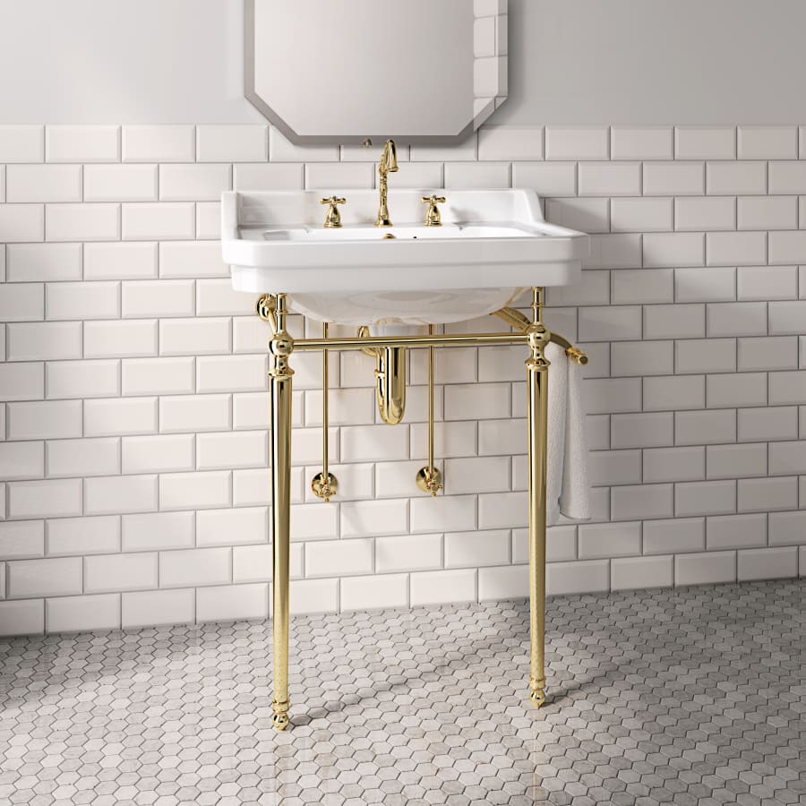 Signature Hardware 219636 Bathroom Sink Supply Kit with P
