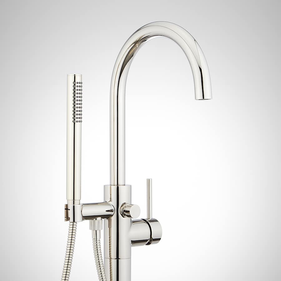 Kibath Handbrausehalter – Wandhalterung Mit Wasseranschluss, Quadratisch, Aus Messing, Verchromt, Für Duschschlauch