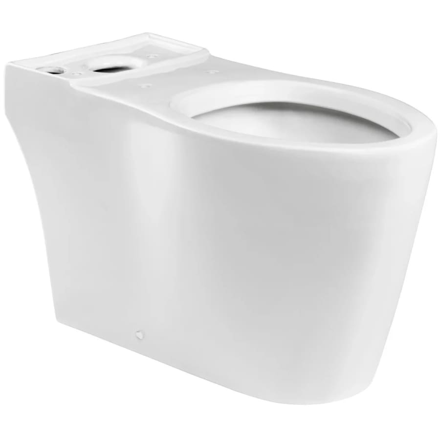 Signature Hardware Grayvik Elongated Toilet Bowl Only - Seat Included White