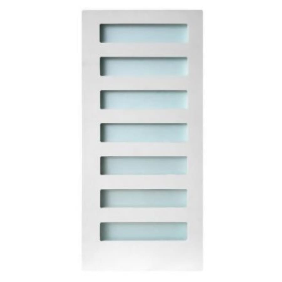 24 in. x 80 in. 7-Lite Satin Etch Primed Solid Core MDF Interior Door Slab 24 in. x 80 in. 7-Lite Satin Etch Primed Solid Core MDF Interior Door Slab
