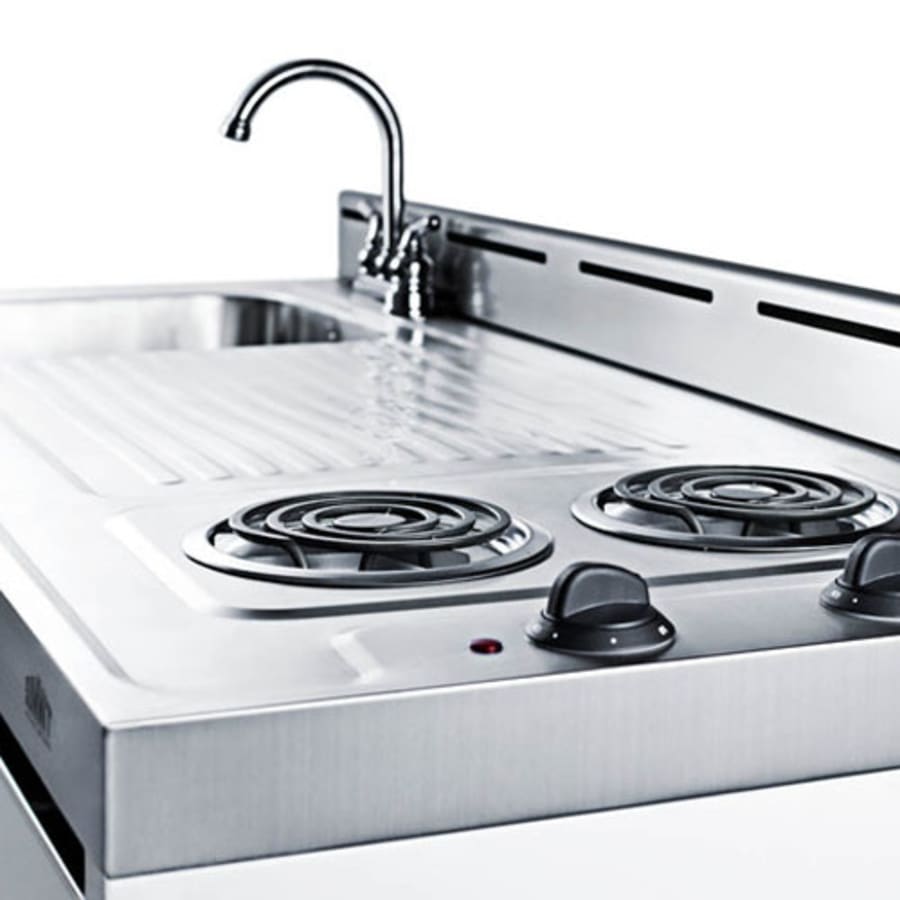 Summit C48EL Utility Kitchenette with Large Single Bowl - Thumbnail 3