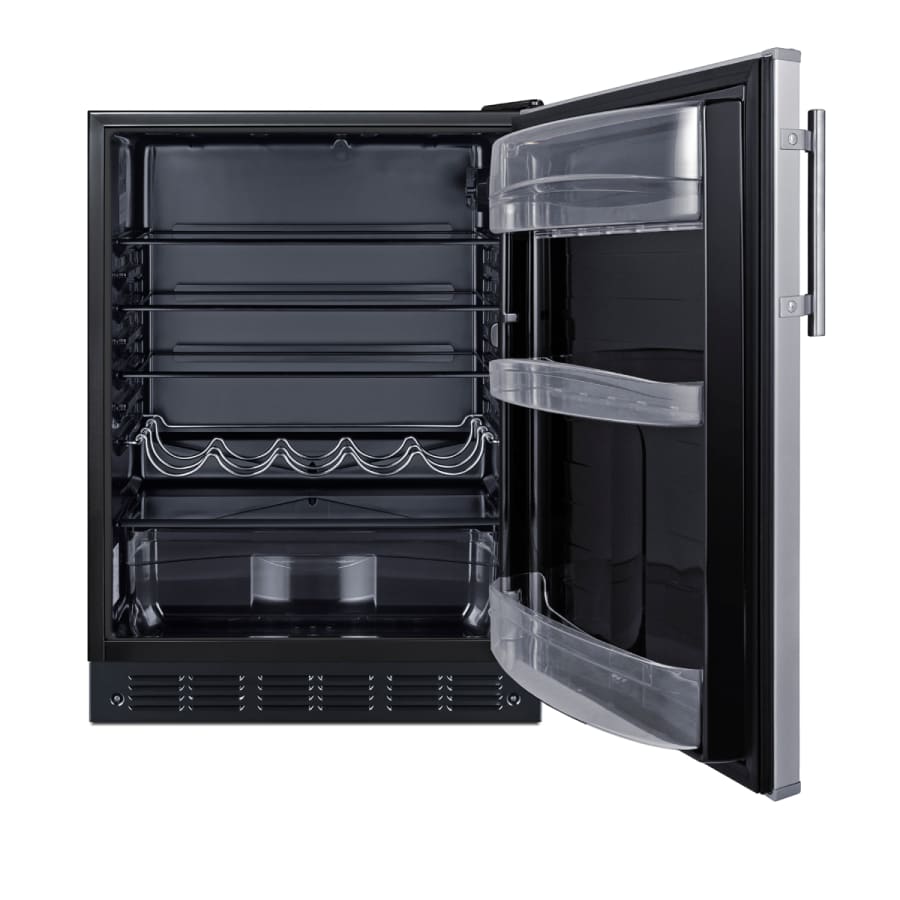 Summit FF6BK2SSADA 24 Inch Wide 5.8 Cu. Ft. Energy Star