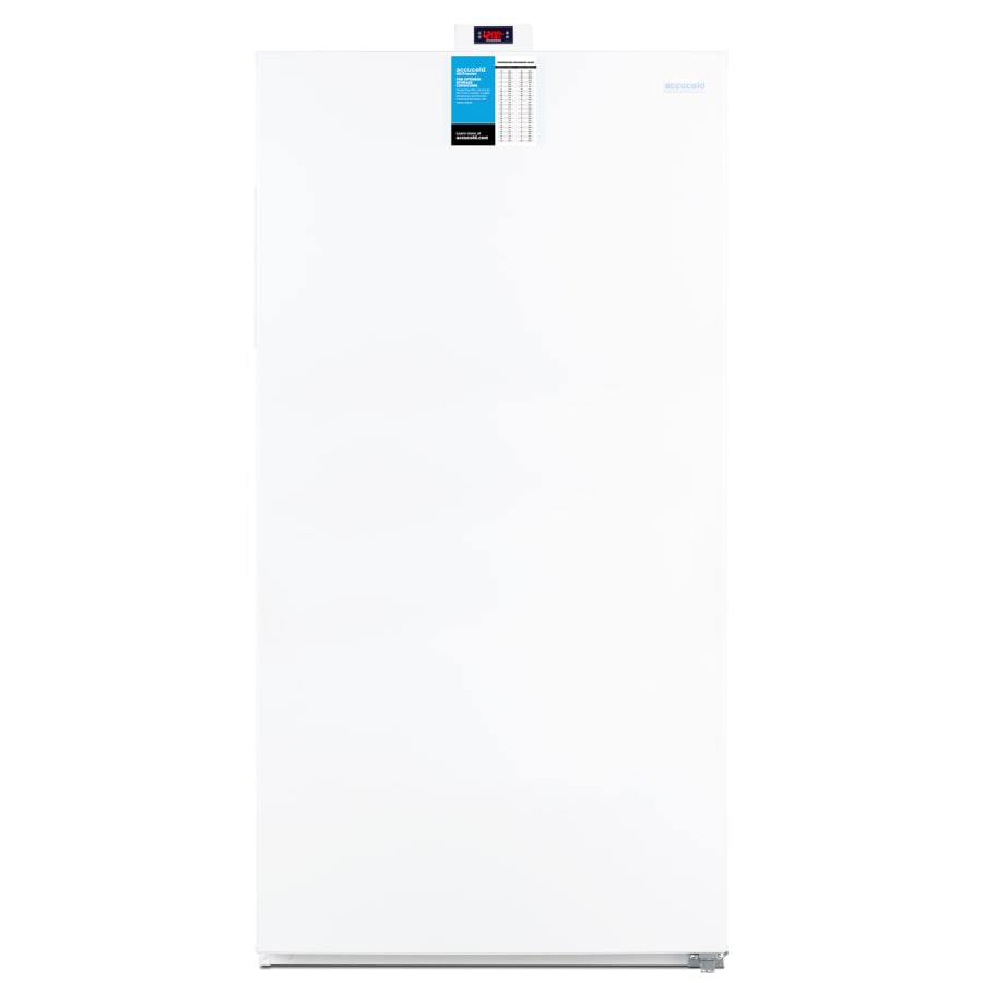 Summit Accucold 33 Inch Wide 21 Cu. Ft. Medical Freezer with LED Lighting White