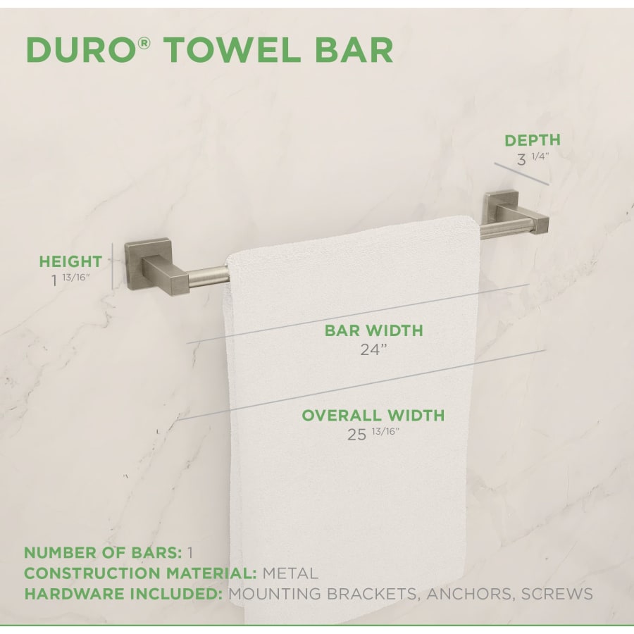 Symmons 363TB 24 BBZ Duro 24 Towel Bar Build