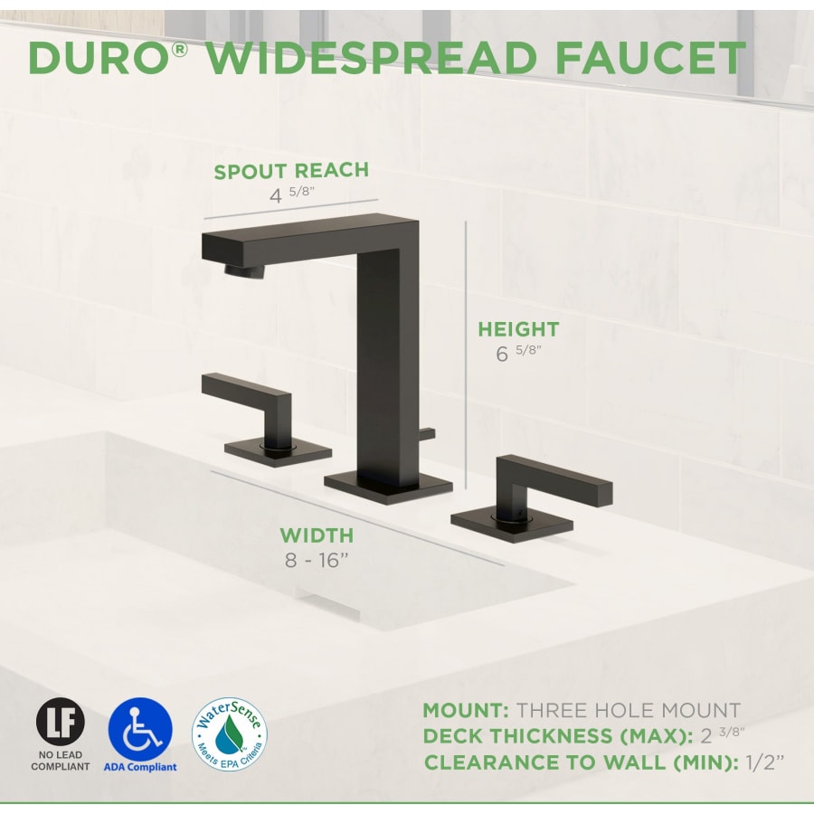 Duro Widespread Alternate Finish