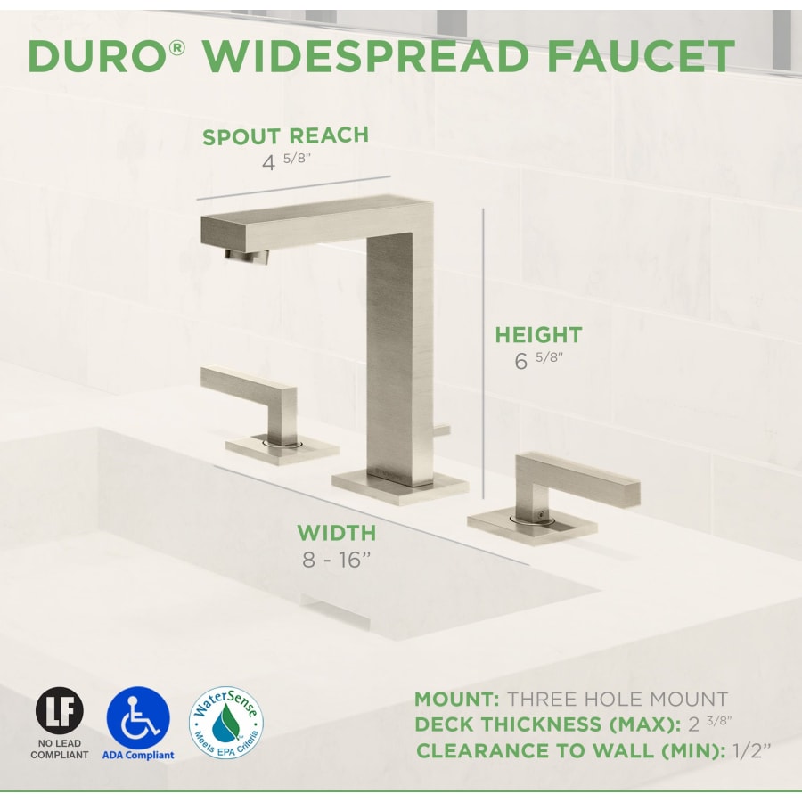 Duro Widespread Brushed
