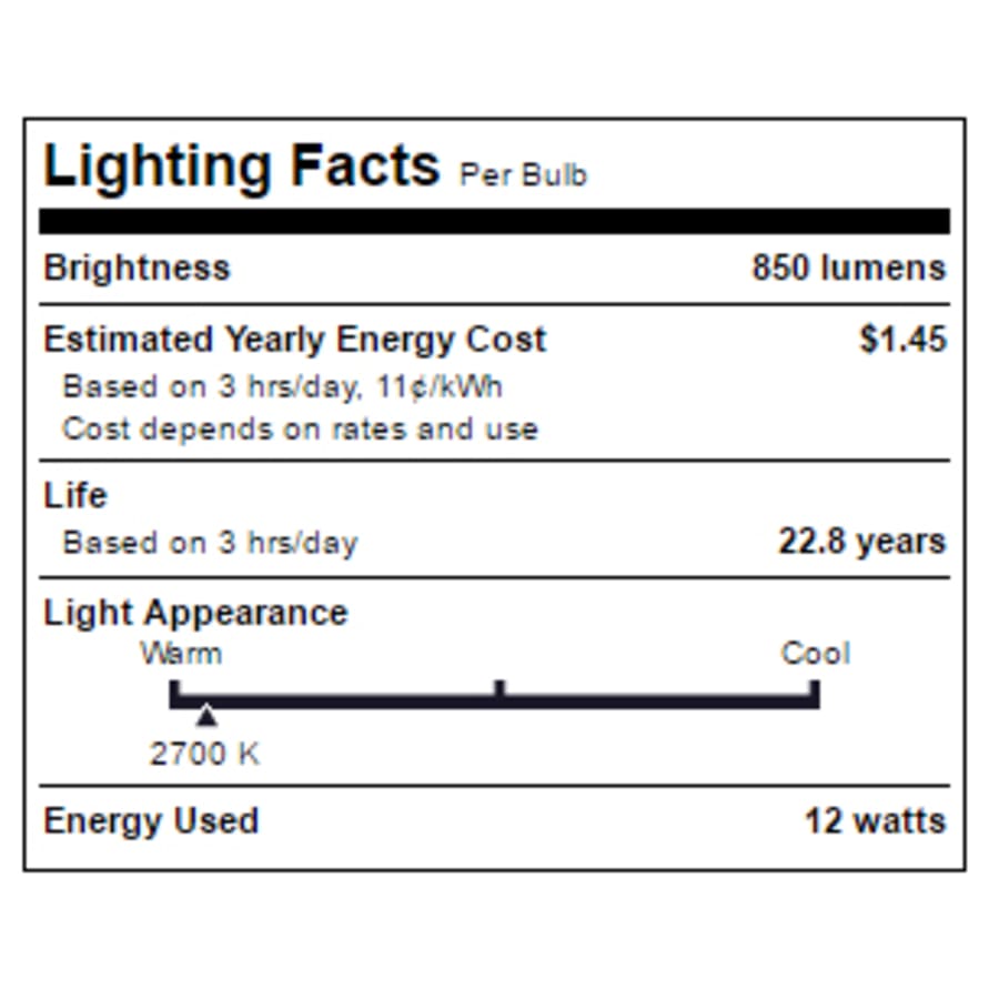TCP 24394 LED12BR30D27K BR30 Flood LED Light Bulb
