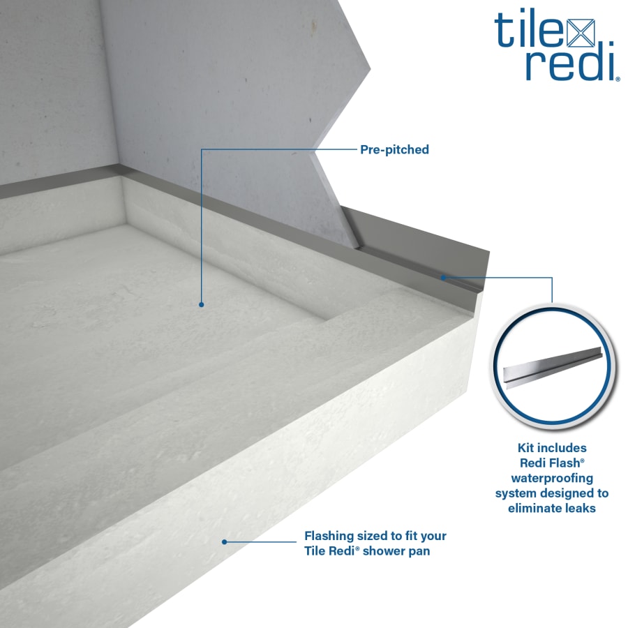 Tile Redi WF4860L RB48 KIT Base N Bench 48 x 72 Build
