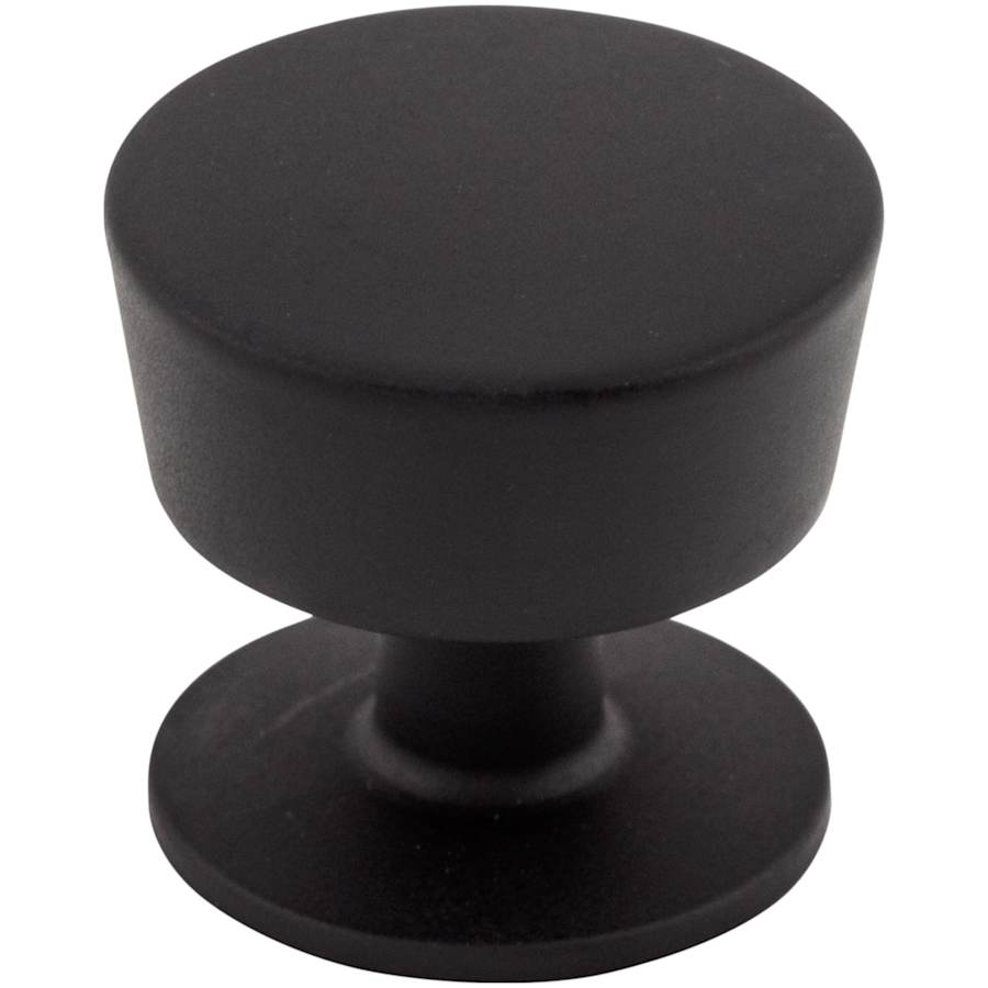 Top Knobs Essex 1-3/16 Inch Mushroom Cabinet Knob from the Nouveau III Collection Flat Black