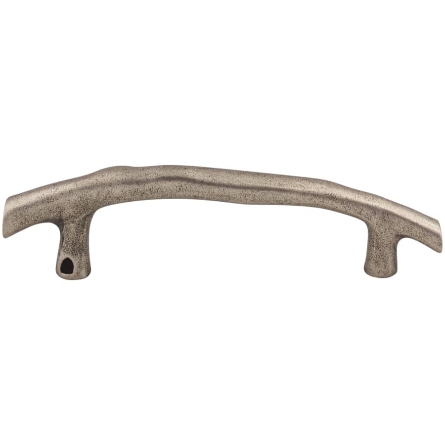 Top Knobs Twig 5 Inch Center to Center Designer Cabinet Pull from the Aspen Collection Silicon Bronze Light