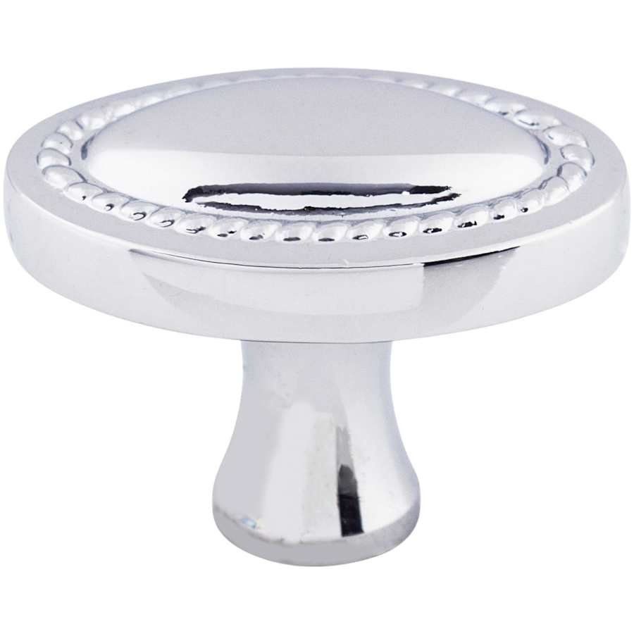Top Knobs Oval 1-1/4 Inch Oval Cabinet Knob from the Somerset II Collection Polished Chrome