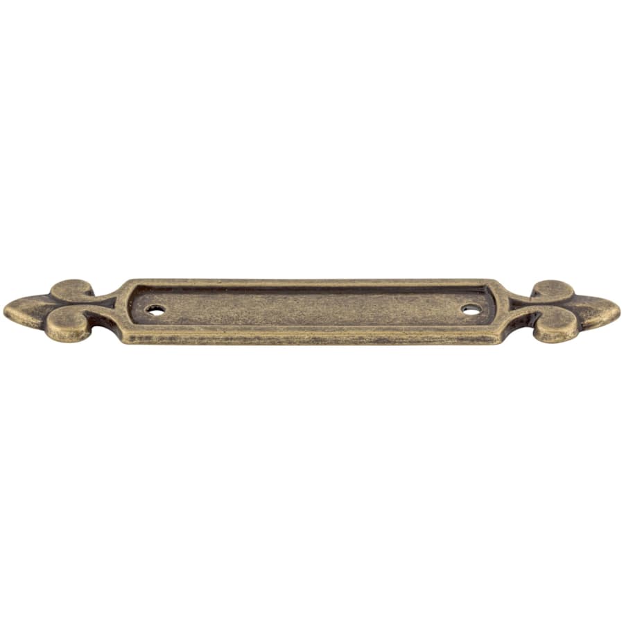 Top Knobs Dover 2-1/2 Inch Center to Center Pull Backplate from the Tuscany Series German Bronze