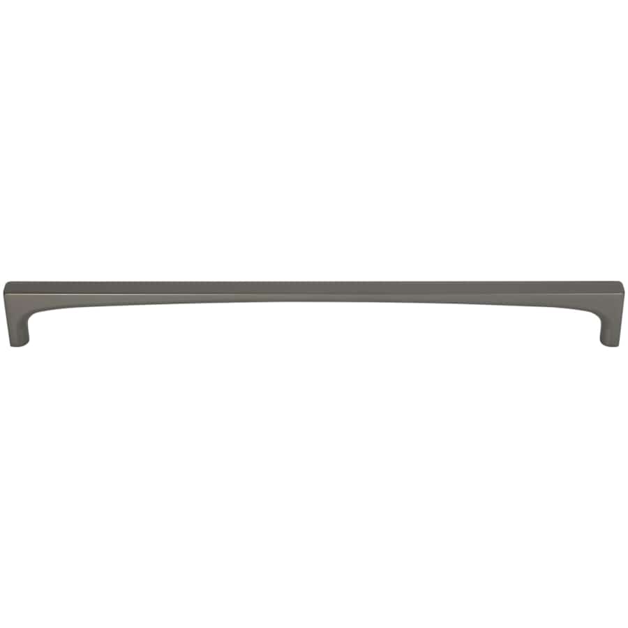 Top Knobs Riverside 12 Inch Center to Center Handle Cabinet Pull Ash Grey