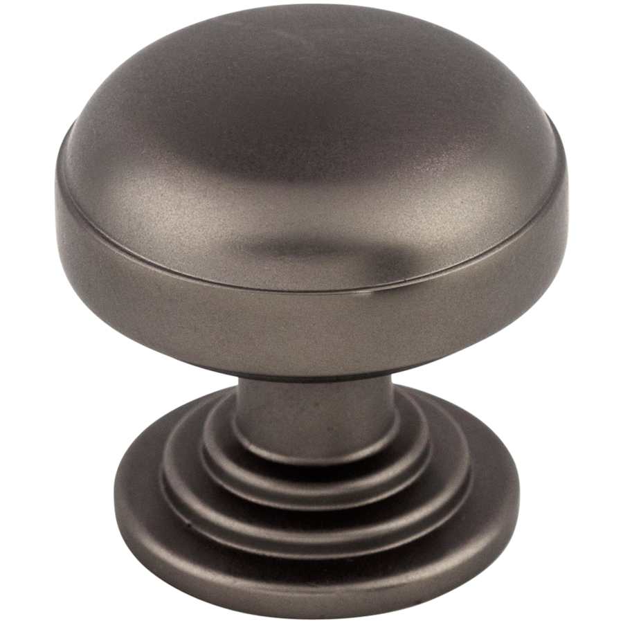 Top Knobs Ellis 1-1/4 Inch Mushroom Cabinet Knob Ash Gray