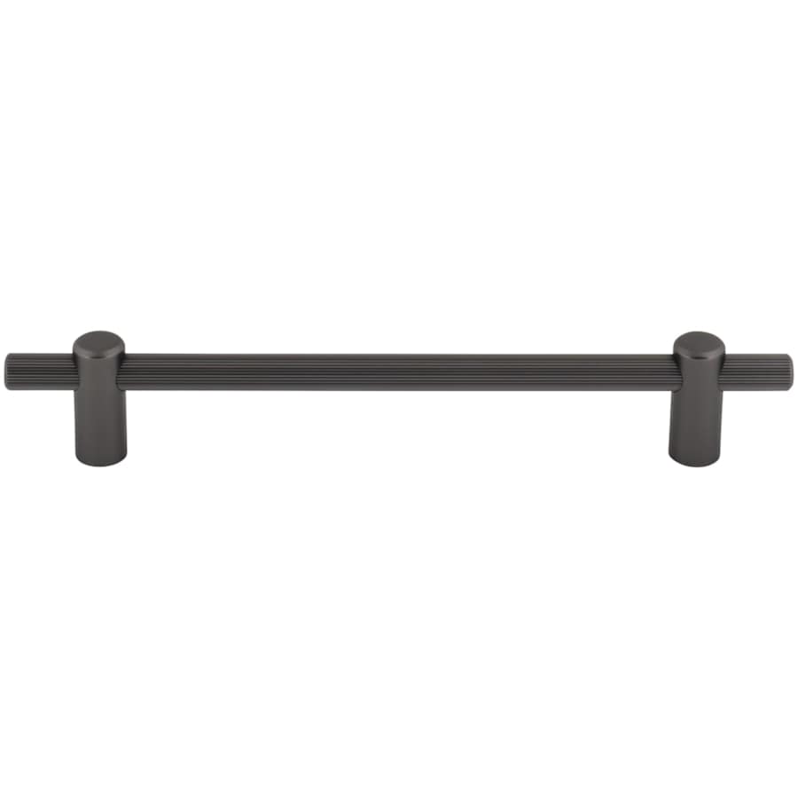 Top Knobs Dempsey 6-5/16 Inch Center to Center Bar Cabinet Pull Ash Gray