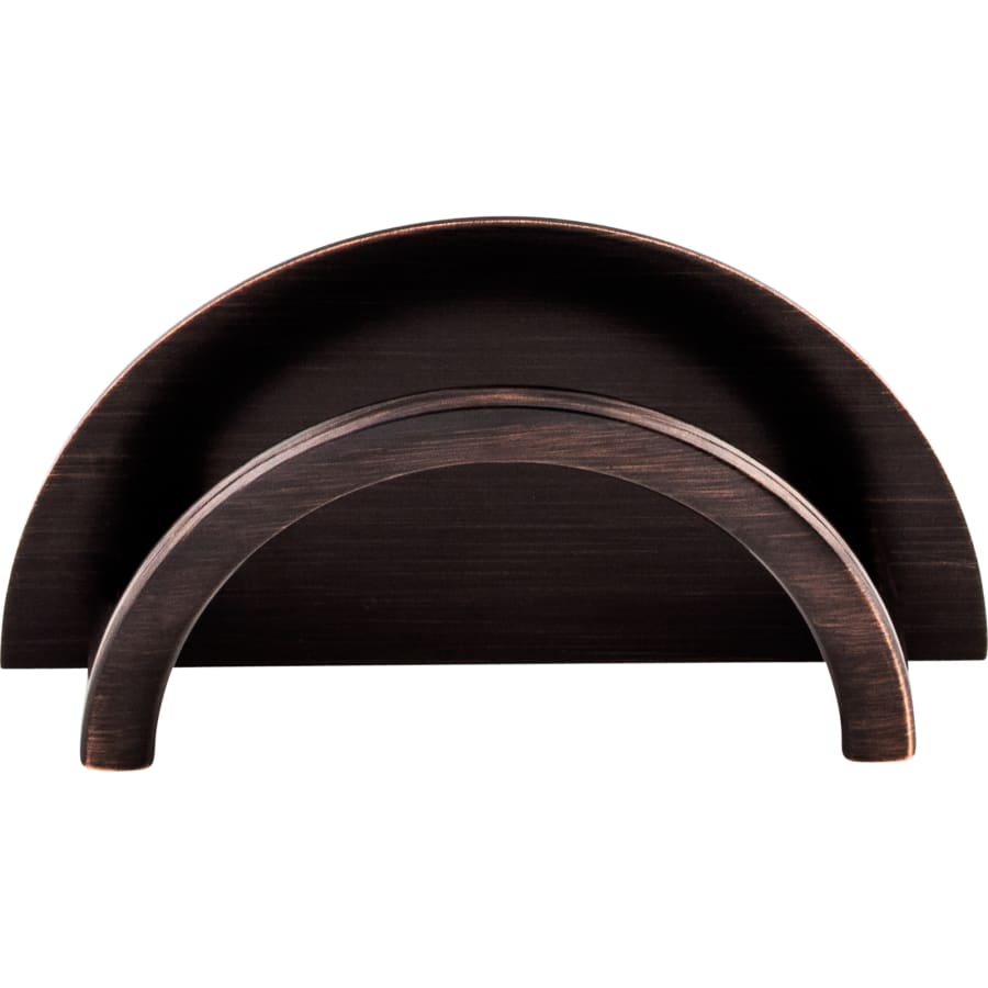 Top Knobs TK53BSN Half Circle 3-1/2 Inch Center to Center