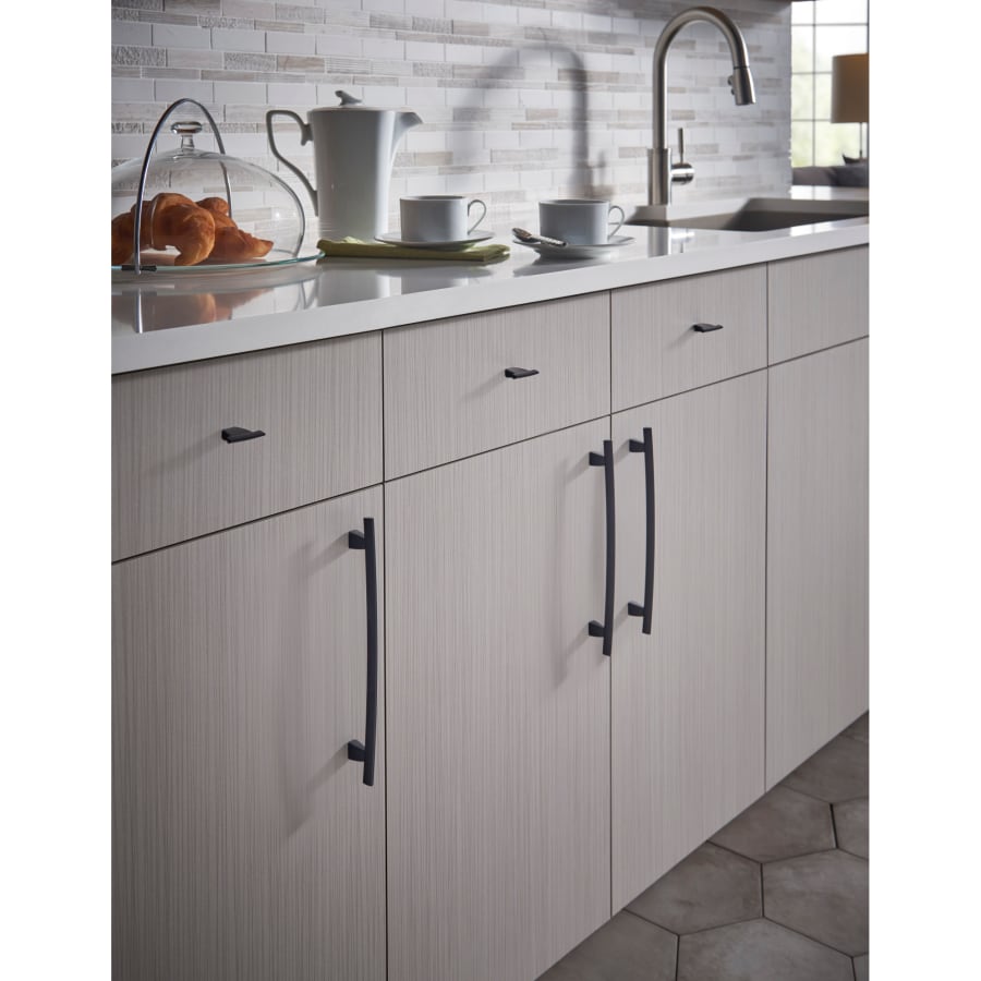Top Knobs TK6BSN Arched 12 Inch Center to Center Bar Cabinet