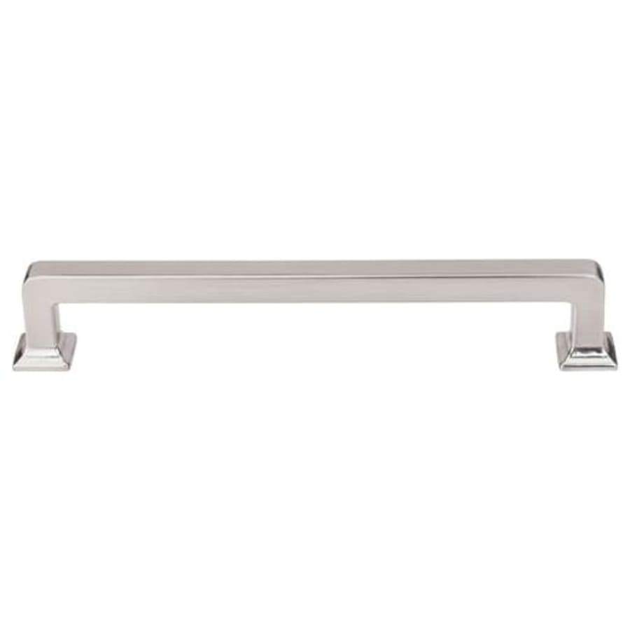 Top Knobs Ascendra 6-5/16 Inch Center to Center Handle Cabinet Pull from the Transcend Series - 10 Pack Brushed Satin Nickel