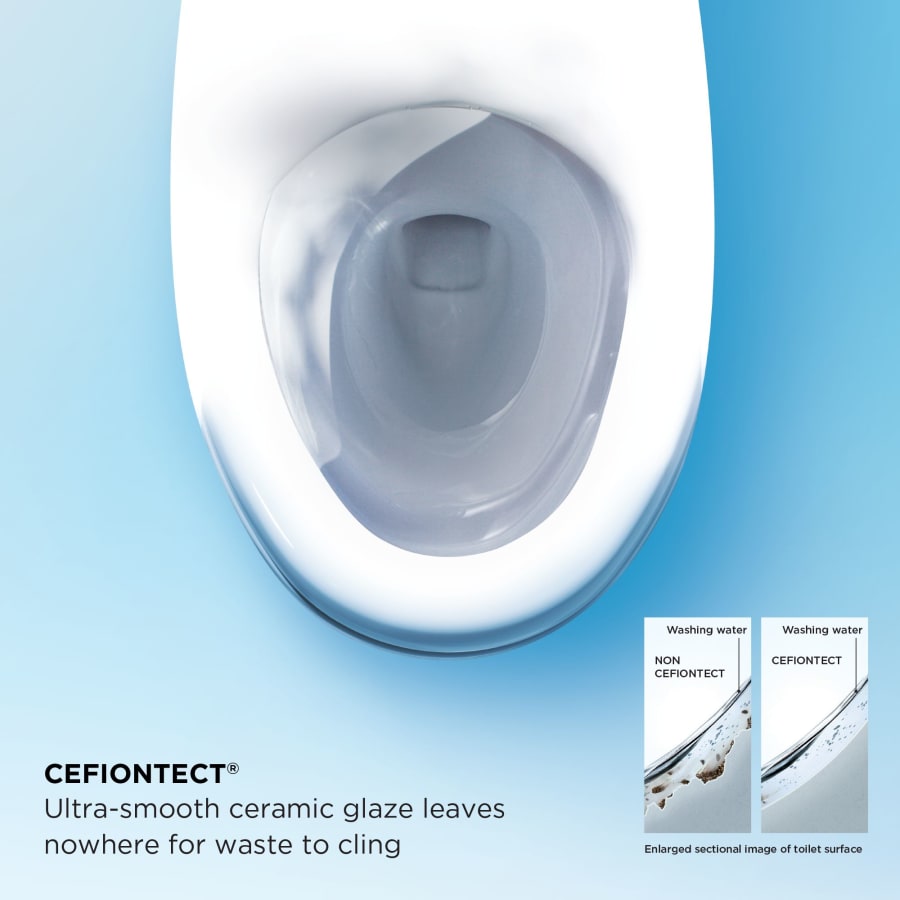 TOTO CST646CEMFGAT40#01 Aquia 0.8/1.28 GPF Dual Flush One