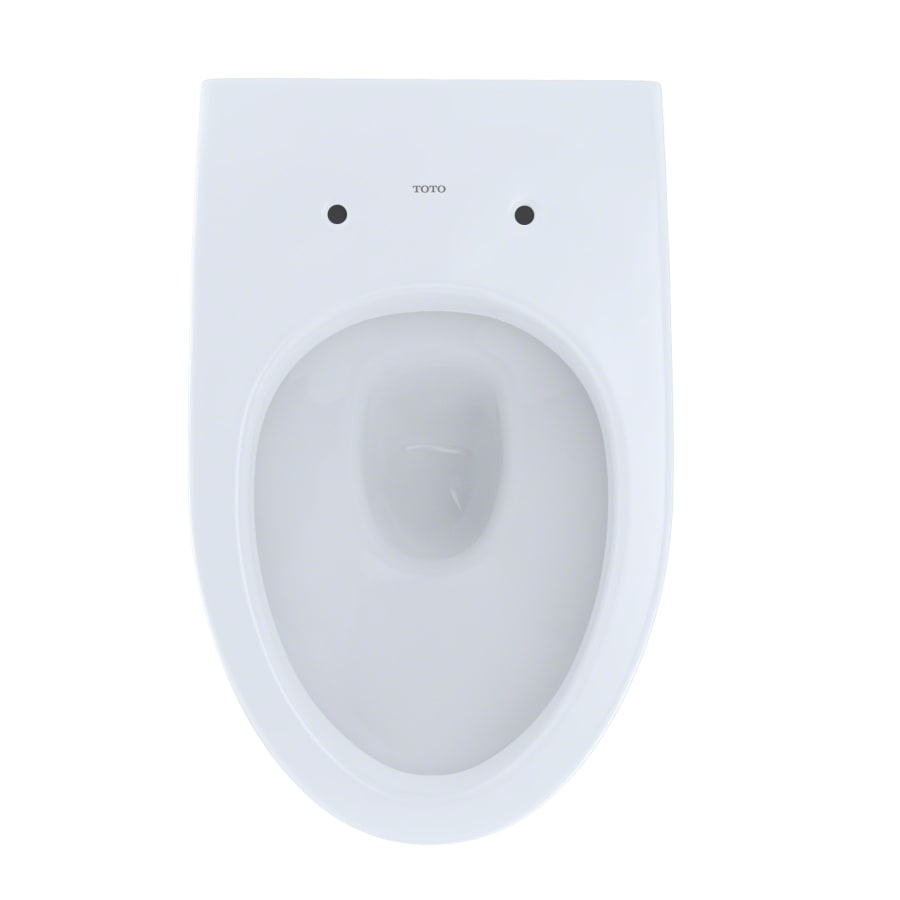 TOTO CT418FG#01 Aquia Elongated 0.8 GPF Toilet Bowl Only with Dual