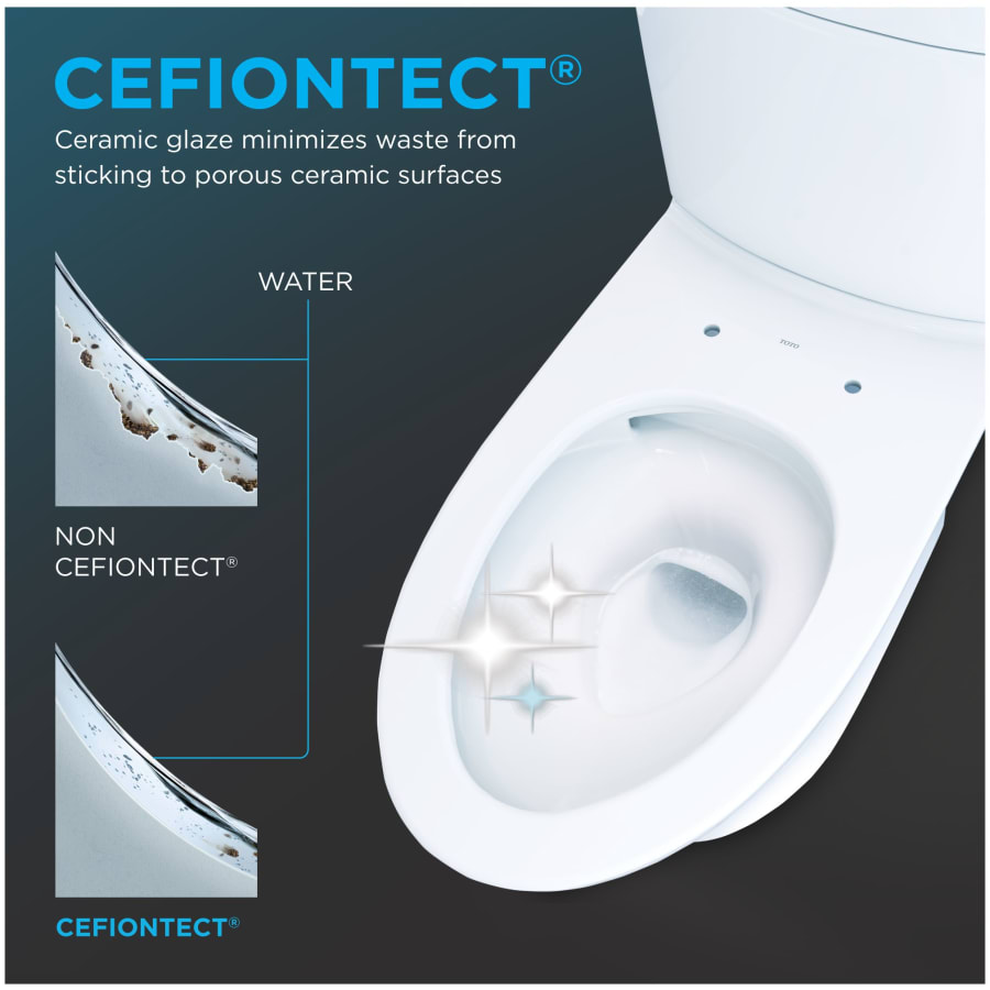 toto TOTO CST446CEMGN#01 Aquia IV 0.9 / 1.28 GPF Dual Flush Two