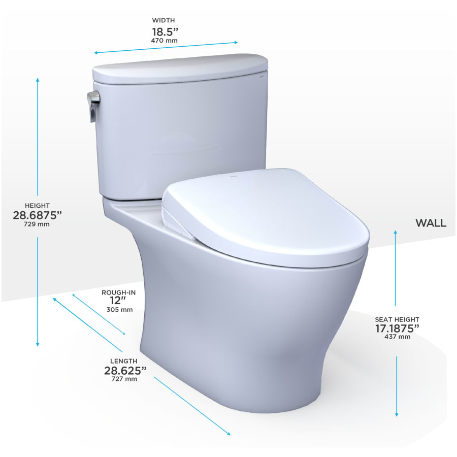 TOTO TOTO MW6424726CEFG#01 Nexus 1.28 GPF One Piece Elongated