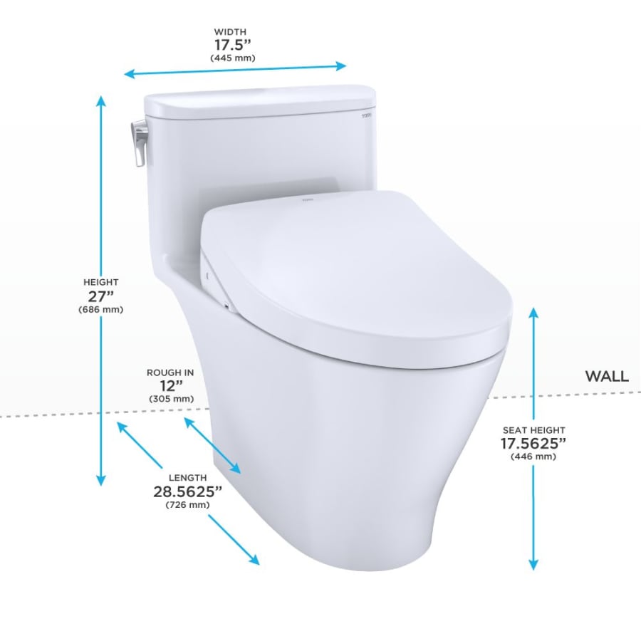 TOTO MW6423056CEFG#01 Nexus 1.28 GPF One Piece Elongated