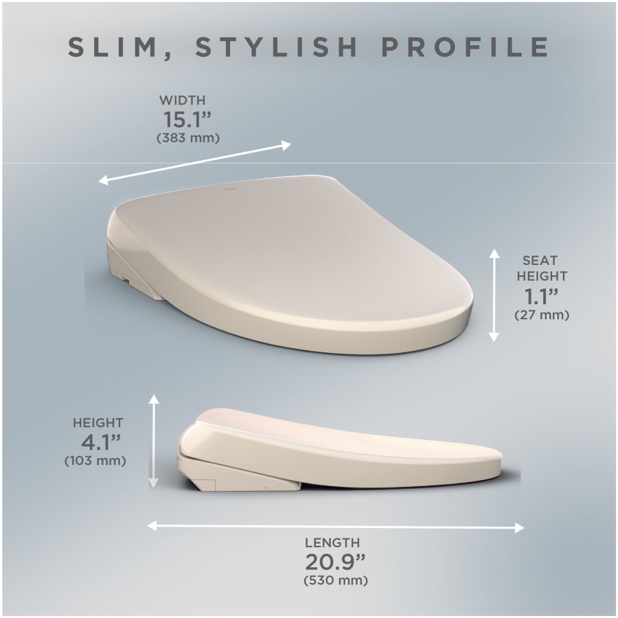 TOTO SW4736#12 Washlet S7A Elongated Bidet Toilet Seat with