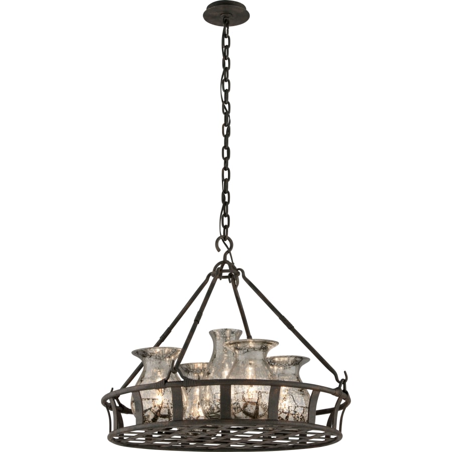 Troy Lighting F3597 Chianti 5 Light Mercury Glass Build