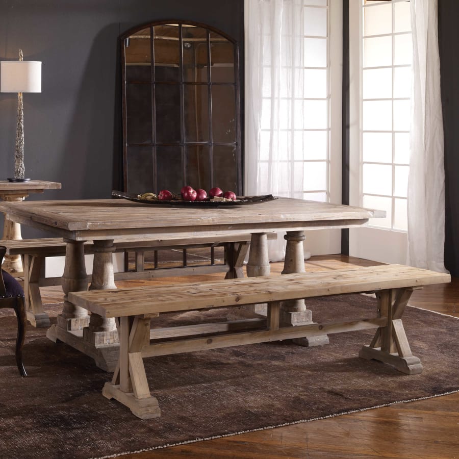 Stratford farmhouse entry bench discount