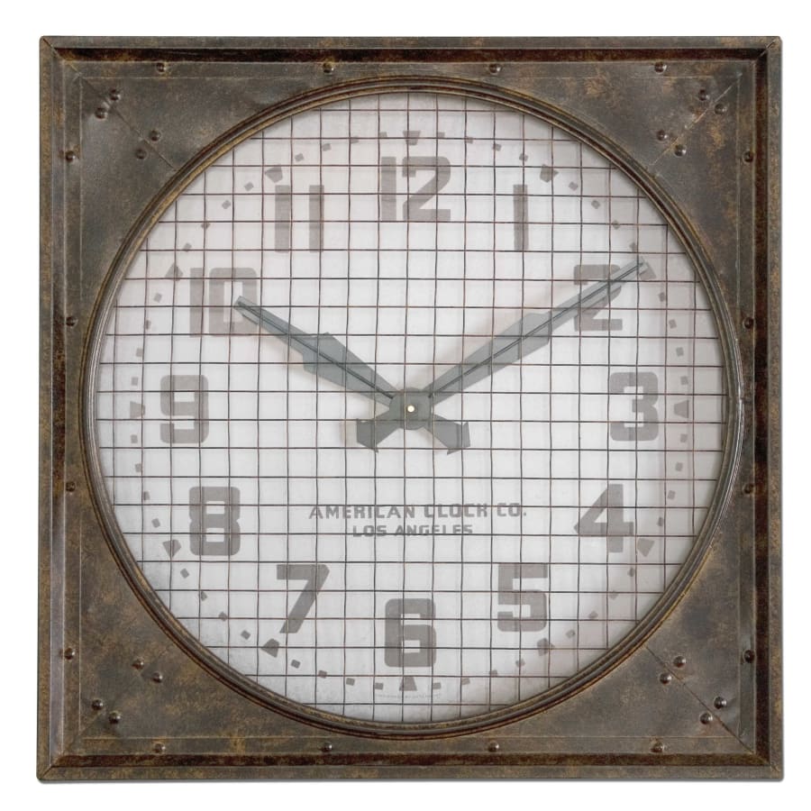 Clock on White Background