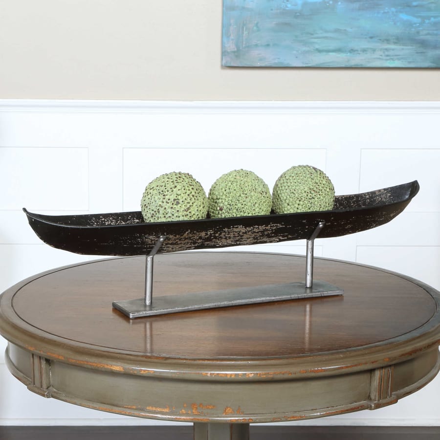 Canoe Boat Figurine Lifestyle