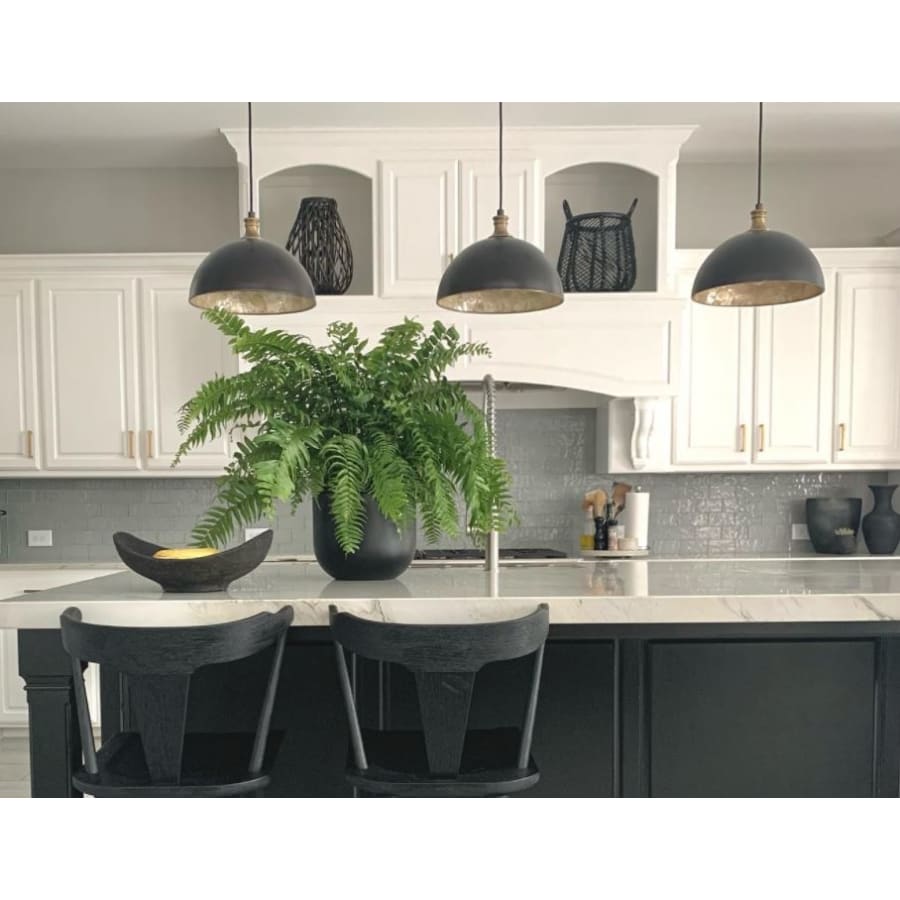 Uttermost placuna pendant top
