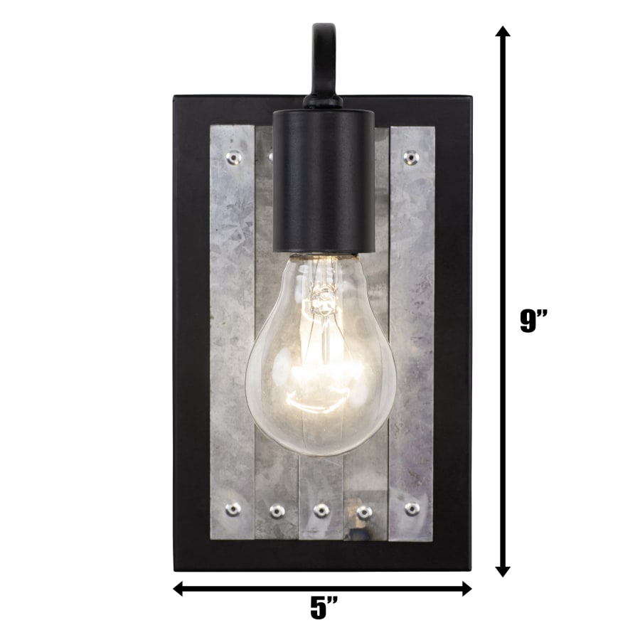Mixed metal wall sconce cheap