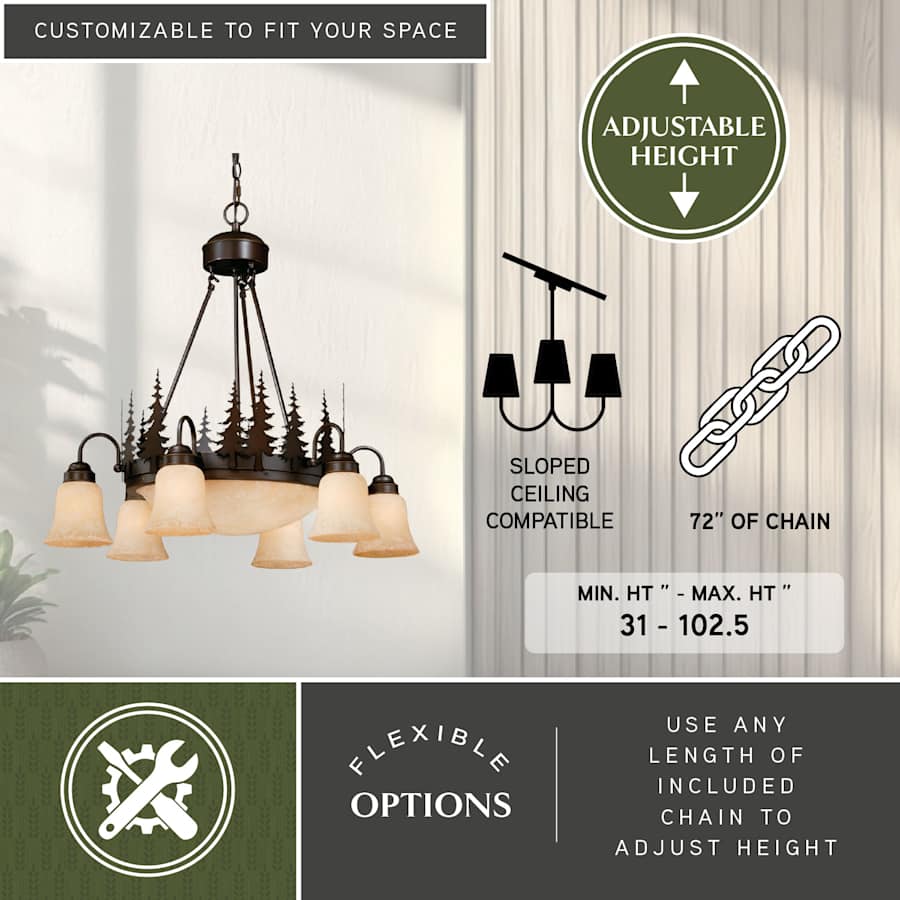 Vaxcel Yosemite Chandelier