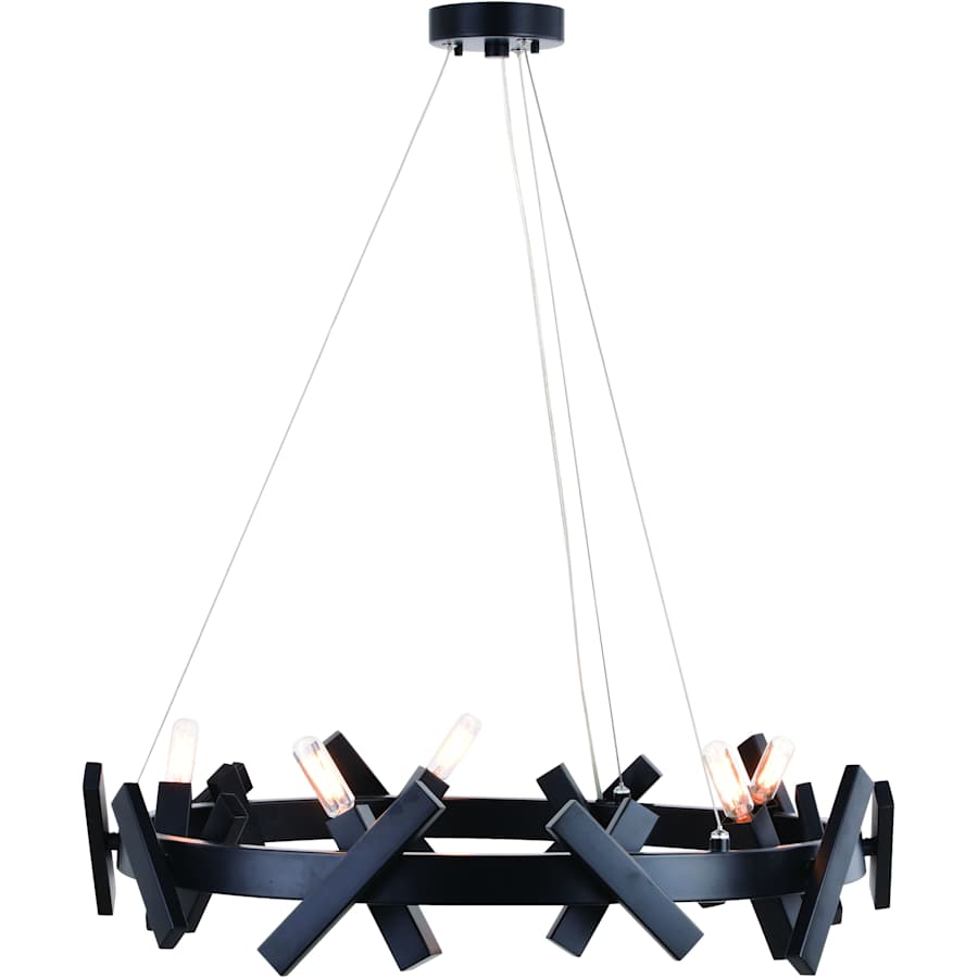 Vaxcel Lighting Wells 5 Light Ring Chandelier