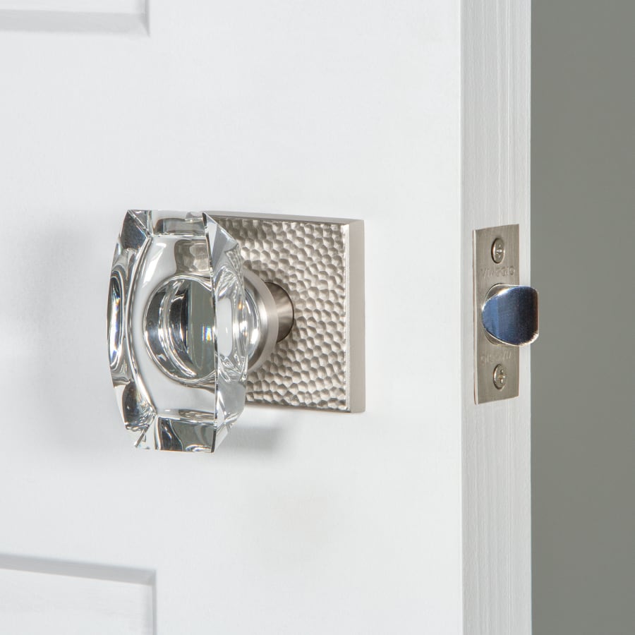 Viaggio 622744 Quadrato Hammered Solid Brass Privacy Door