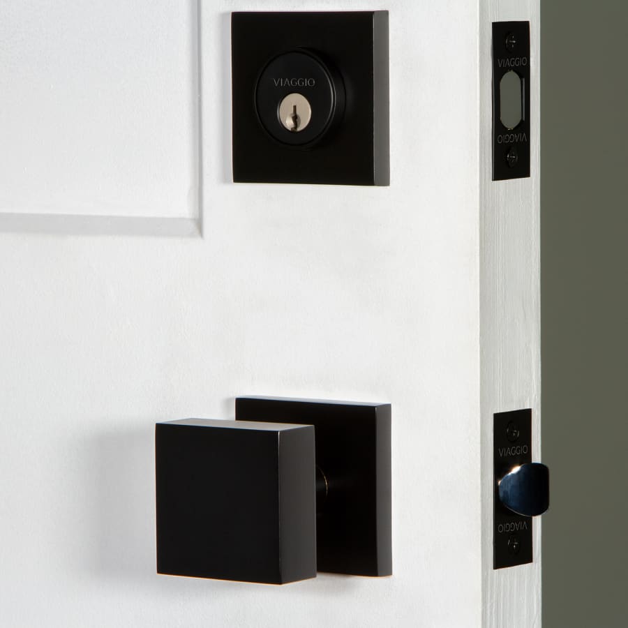 Viaggio 628970 Quadrato Solid Brass Single Cylinder Keyed