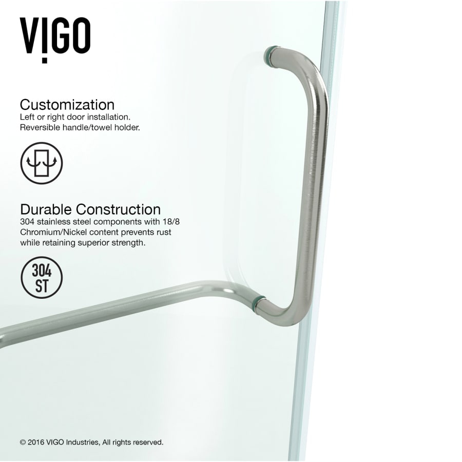 Vigo towel bar top