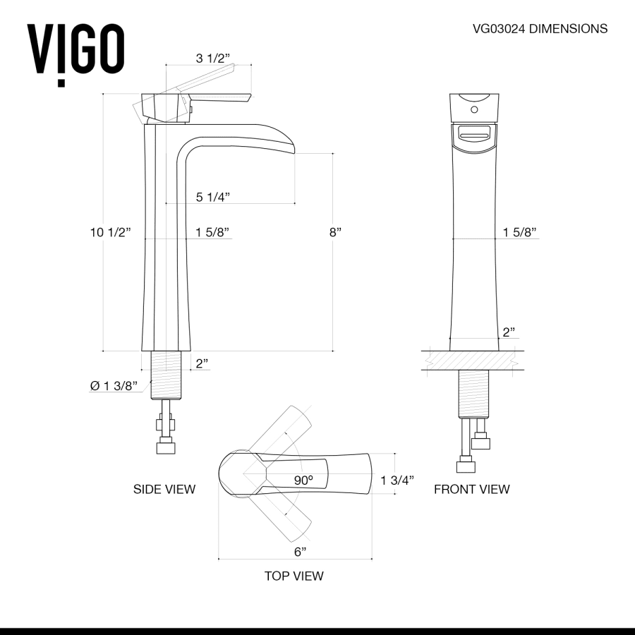 vigo-vgt1055-faucet-specification-drawing-701 vigo-vgt1055-faucet-specification-drawing-701