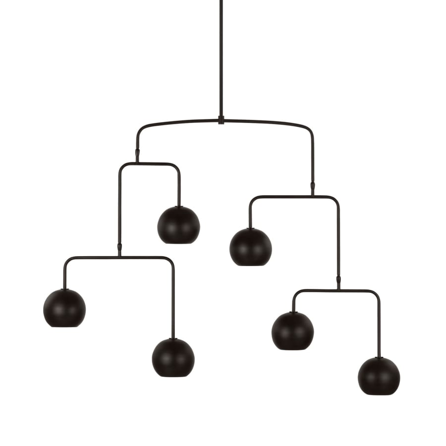 Visual Comfort Chaumont 6 Light Abstract Linear Chandelier