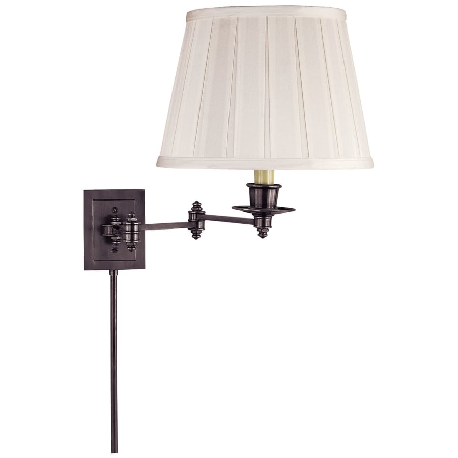 Visual Comfort Signature S 2000BZ S One Light Swing Arm Wall Lamp Swing Arm Sconce Bronze