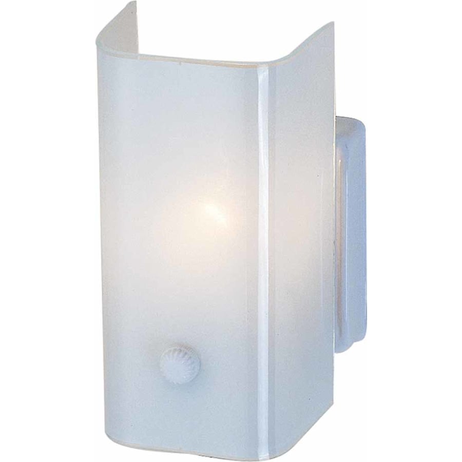 Volume Lighting 1 Light Bath Bar with Rectangle Shade White