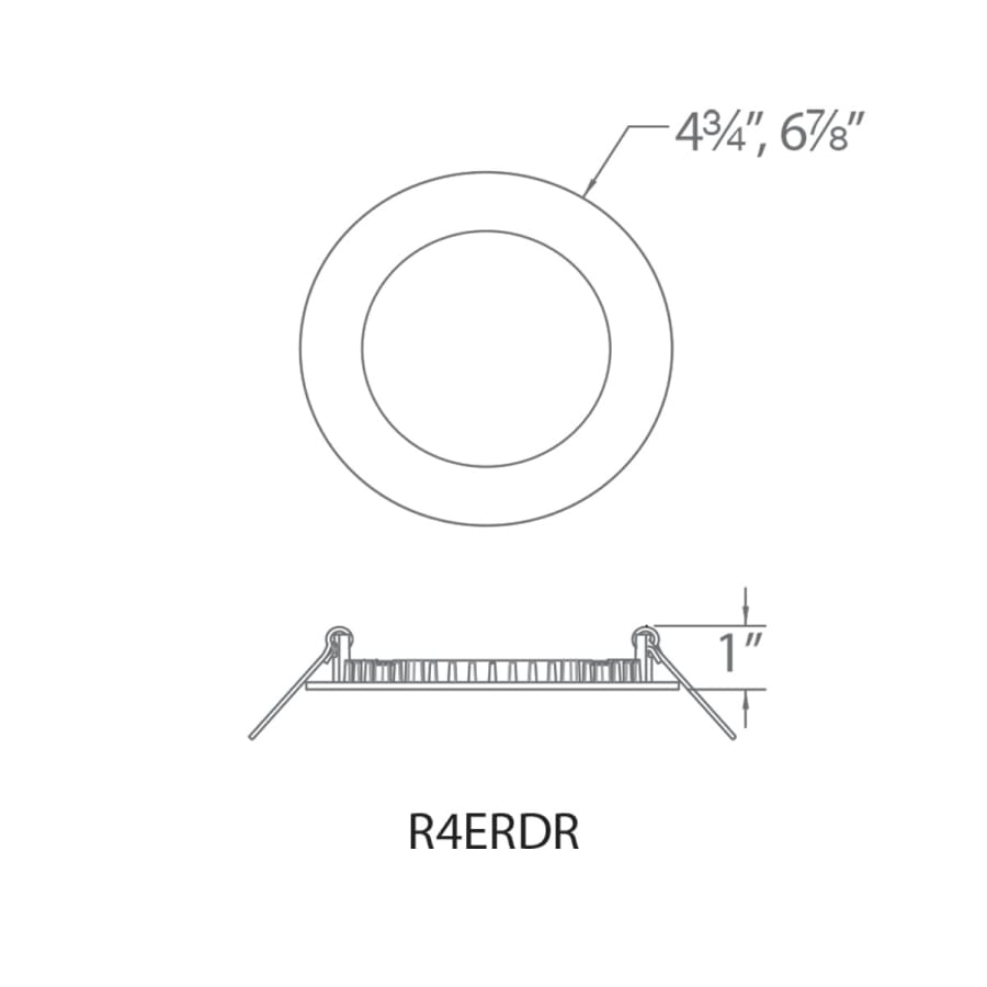 WAC Lighting R4ERDR-W9CS-WT
