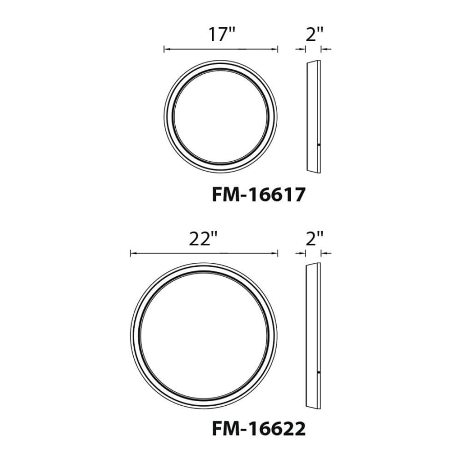 WAC Lighting-FM-16617-Line Drawing