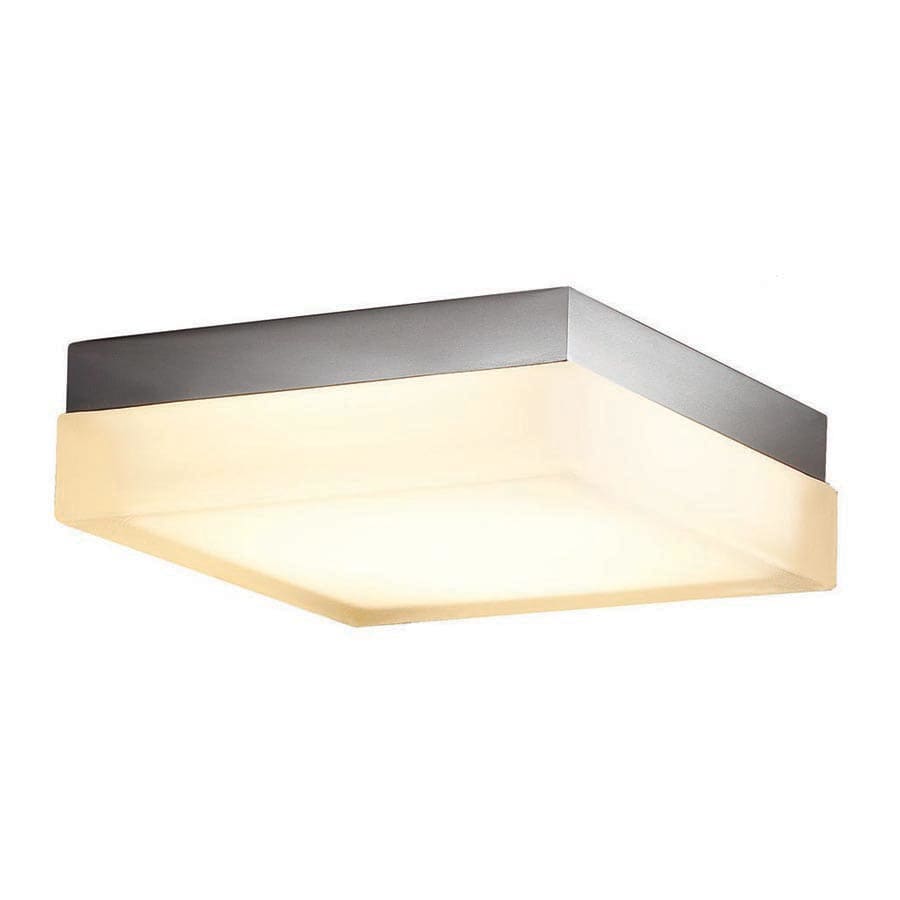 WAC Lighting Dice 6" Wide Integrated LED Flush Mount Square Ceiling Fixture / Wall Sconce Brushed Nickel / 3000K