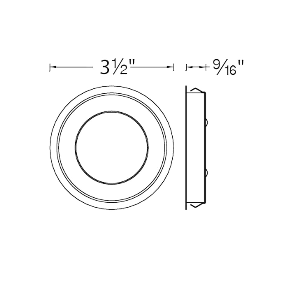WAC Lighting-HR-LED90-27-DB-Line Drawing