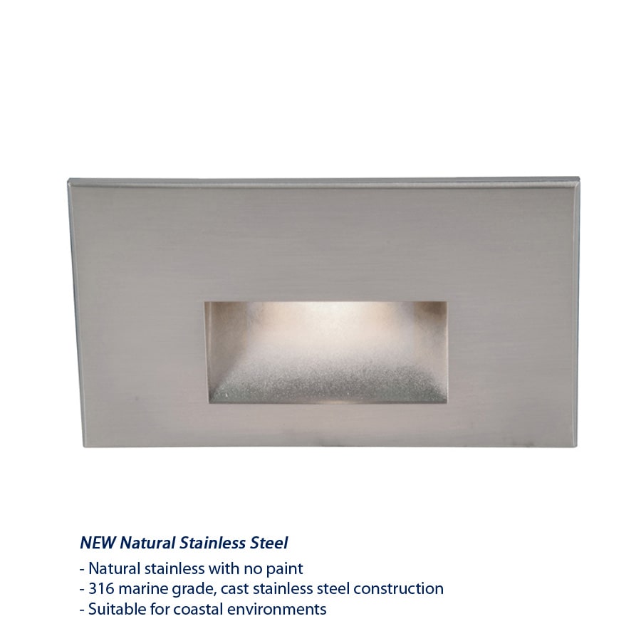 WAC Lighting WL LED100 C BK LEDme 5 Wide LED Step and Build