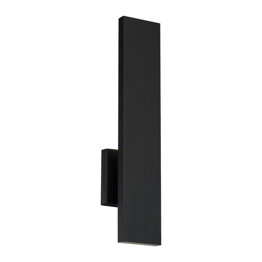 WAC Lighting Stag 18" Tall LED Outdoor Wall Sconce Set to 4000K Black