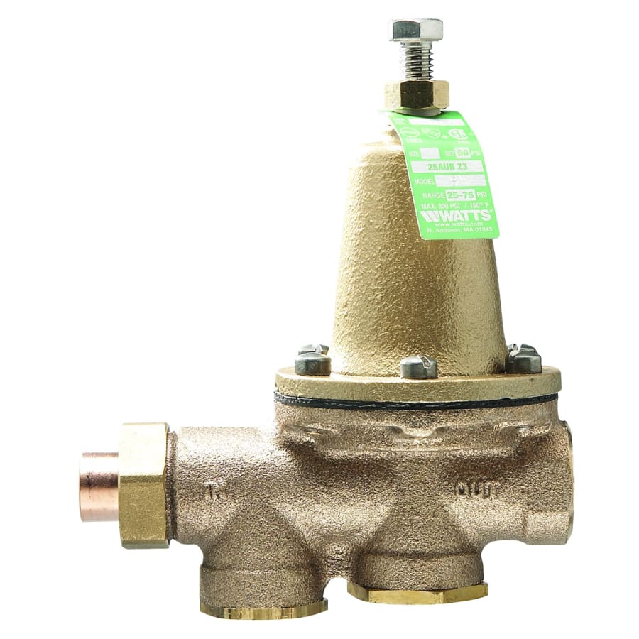 Watts 3/4" Lead Free Water Pressure Reducing Valve with Polymer Seat N/A